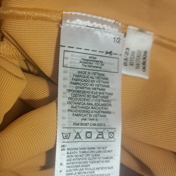 Adidas Men’s Terrex XPloric High Pile Snap Fleece Pullover Yellow IB1138‎ SIZE L - Picture 9 of 9